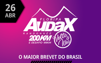 Audax Floripa Volta à Ilha – BRM 200km e Desafio 100km | Edição Outono 2026